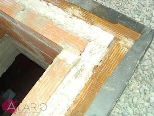 Impermeabilización de cubierta con lámina de EPDM. Solapes